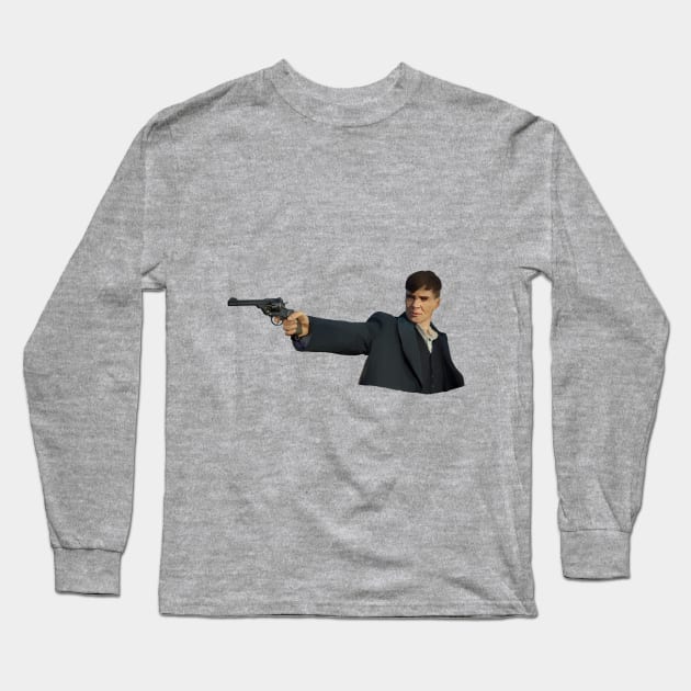 Peaky Blinders tommy shelby Long Sleeve T-Shirt by natashka23vip